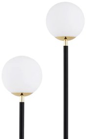 Argon 7073 - Állólámpa FERRONE 2xE14/7W/230V fekete/fehér/arany