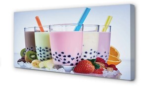 Canvas képek Milk shake gyümölcs 140x70 cm