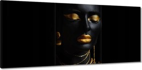 Vászonkép 150x70 Arany szemhéjak alatt