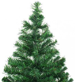 megvilágított műkarácsonyfa 910 ággal gömb szettel 210 cm