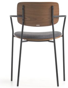 Szürke-barna étkezőszék Maureen – Kave Home