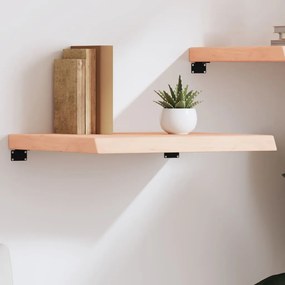 kezeletlen tömör tölgyfa fali polc 60x50x(2-6) cm