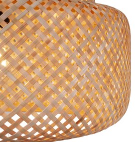 Japandi függőlámpa fekete bambusszal - Kea