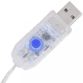 vidaXL dekoratív kék fényű LED-es akril fénykúp 60 cm