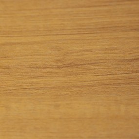 Kerti asztal 150x89 cm, fém, polywood, barna (tölgy), AZT-S1215 OAK