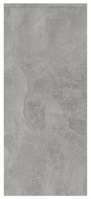 betonszürke szerelt fa tálalószekrény 102 x 33 x 75 cm