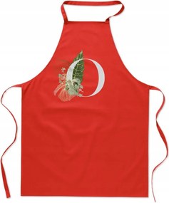 Konyhai Kötény piros Betűvel Olivia Olga FA_398_cw