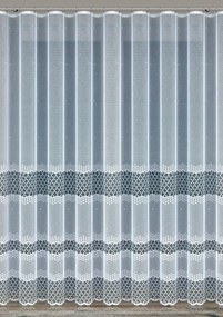 Mg Függöny jacquard áttört 35983 Fehér magasság 250cm 0,5m