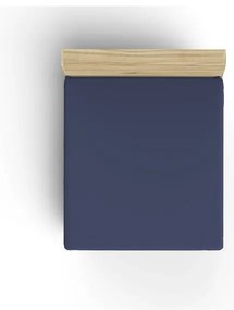 Sötétkék gumis pamut lepedő 140x200 cm – Mijolnir