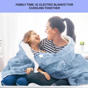 Klarstein DR Watson Deluxe XL, elektromos takaró, 160 W, 9 fűtési fokozat, 180 x 130 cm