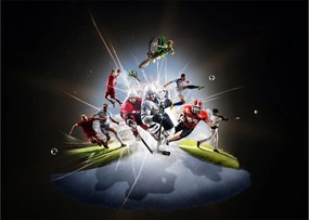 Kép - Sportolók (70x50 cm)