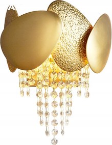 Mia Fali lámpa 35 cm Fém+Üveg 2xG9 Arany