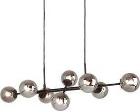 ITALUX PND-2244-8A-BL ERIMIDA Többágú Függesztett Lámpa Fekete G9 IP20