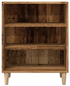 antik fa színű szerelt fa tálalószekrény 57 x 35 x 75 cm