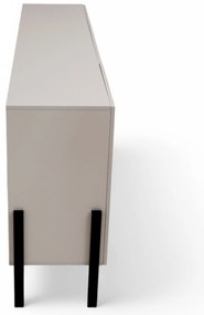 Komod fiokokkal Wezilo 184 cm - kasmír / fekete Lábak