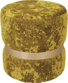 Ring puff - arany gyűrű - E51 - sárga bársony R