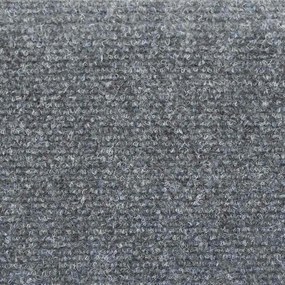 10db világosszürke lyukasztott öntapadó lépcsőszőnyeg 56x17x3cm