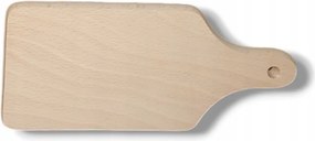 Bükkfa vágódeszka erős natúr, fogantyúval 24x10x1,8 cm
