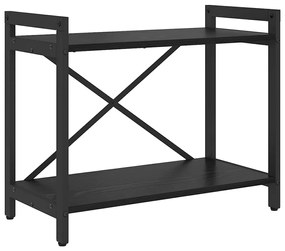 Könyvszekrény Musta tammi 60 x 30 x 48.5 cm Faanyag