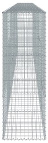 horganyzott vas gabion kosár fedéllel 700 x 50 x 150 cm