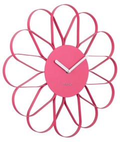 Karlsson 5975BP design falióra rózsaszín, átmérő40 cm