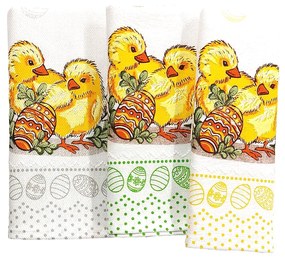 HAPPY EASTER chicks konyhai edénytörlő 3 db