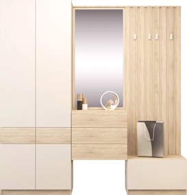 Akasztó, sonoma tölgy/kasmír, VERTIO WIE67