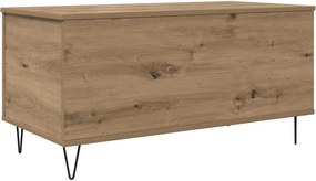 vidaXL Dohányzóasztal kézműves tölgy 90 x 44.5 x 45 cm Faanyag