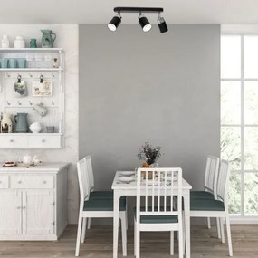 Spotlámpa RENO 3xGU10/8W/230V fekete/króm