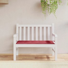 bordó oxford szövet kerti padpárna 100x50x4 cm