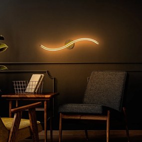 Aranyszínű LED fali lámpa Yilan – Opviq lights