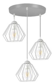 Belis Csillár zsinóron CEED 3xE27/60W/230V szürke BE0194