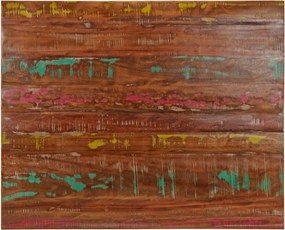 vidaXL tömör újrahasznosított fa téglalap alakú asztallap 90x80x2,5 cm