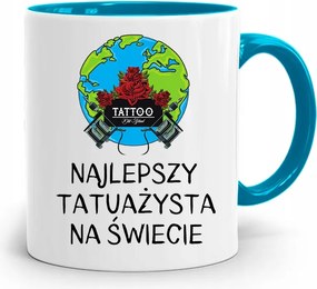 Tetoválóknak Tetováló Bögre Kék Ajándék fényképes nyomtatással