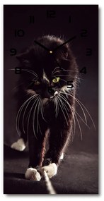 Négyszögletes fali üvegóra Fekete macska pl_zsp_30x60_c-f_119089470