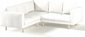 Dekoria Norsborg 4 személyes sarokkanapé huzat Ikea fehér