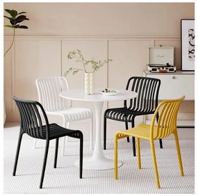 Műanyag szék TREGO, antracit színű