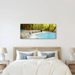 uay Mae Kamin vízesés képe erdőben (120x50 cm)