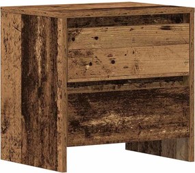 vidaXL Éjjeliszekrény fiókkal Öreg fa 45 x 34 x 44,5 cm Faanyag
