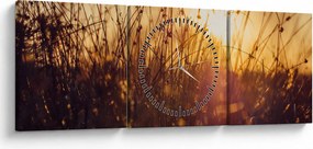 A mező képe naplementekor (órával) (90x30 cm)