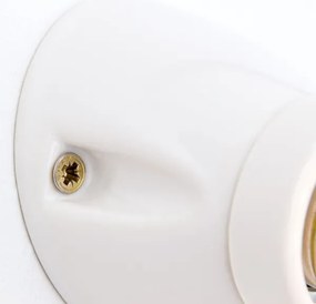 Orion - Fali lámpa FROST 1xE27/60W/230V fehér