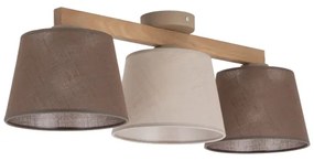 Brilagi - Felületre szerelhető csillár LATTE SABIA 3xE27/15W/230V fenyő/mix