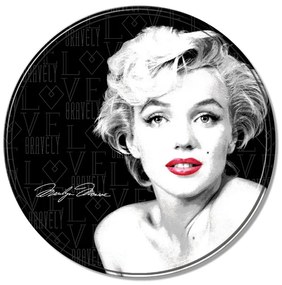 Fém tábla Marilyn Monroe - Round