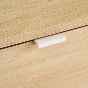 Natúr színű magas komód nyírfa dekorral 60x97,5 cm – Casa Selección