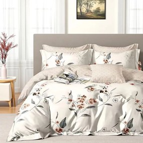 Mikroplüss ágyneműhuzat Homa NOSTALGIA 7 részes 140x200 cm