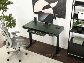 PC asztal Osto 120 (zöld + fekete). 1109833