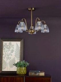 Dar Lighting modern csillár glynis csiszolt bronz dargly5463