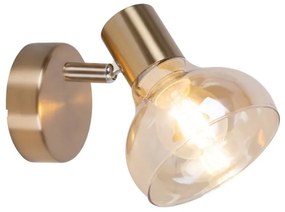 Rabalux 5546 - Fali lámpa HOLLY 1xE14/40W/230V arany