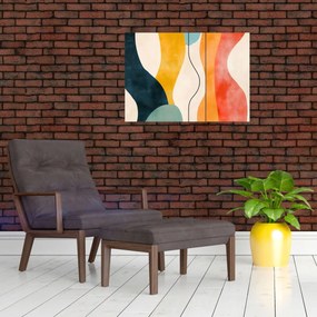 Kép - Minimalista színes illusztráció II. (70x50 cm)