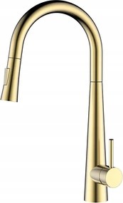 Konyhai csaptelep Arany acél kifolyócső Ww